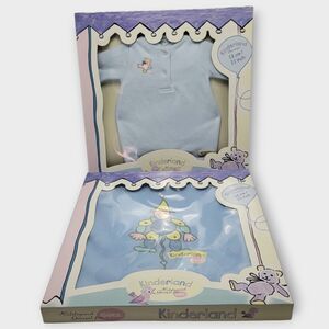 Gotz Kinderland Boutique Blue One Piece Outfit And A Blanket For 23 Inch Doll